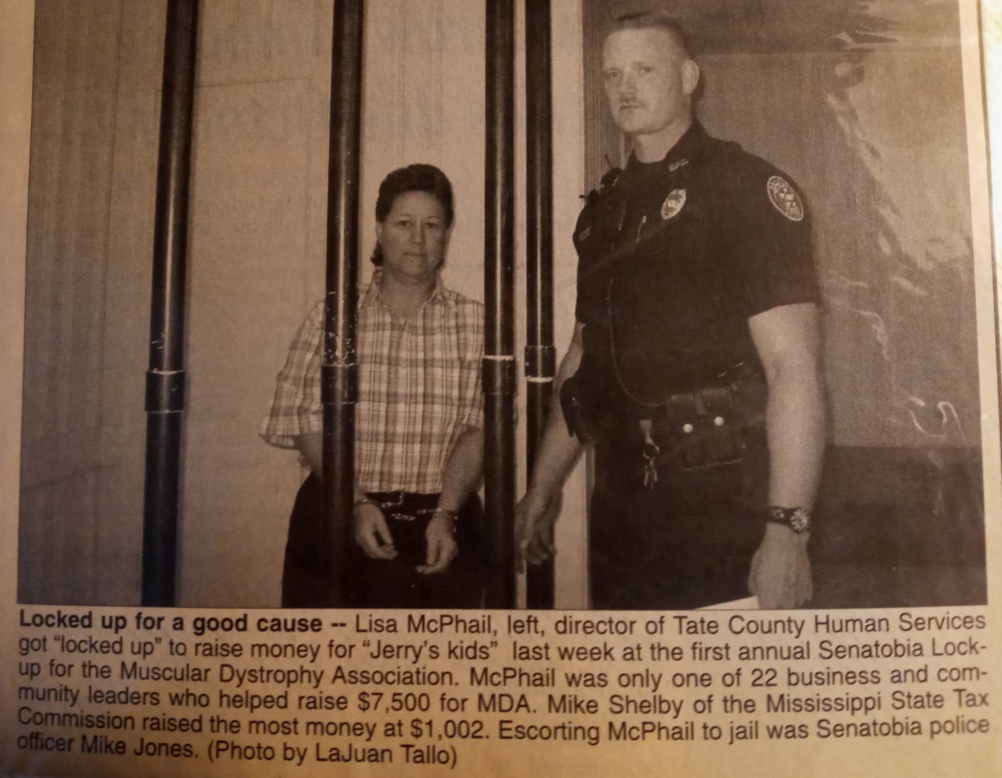 Jones in uniform while at SPD