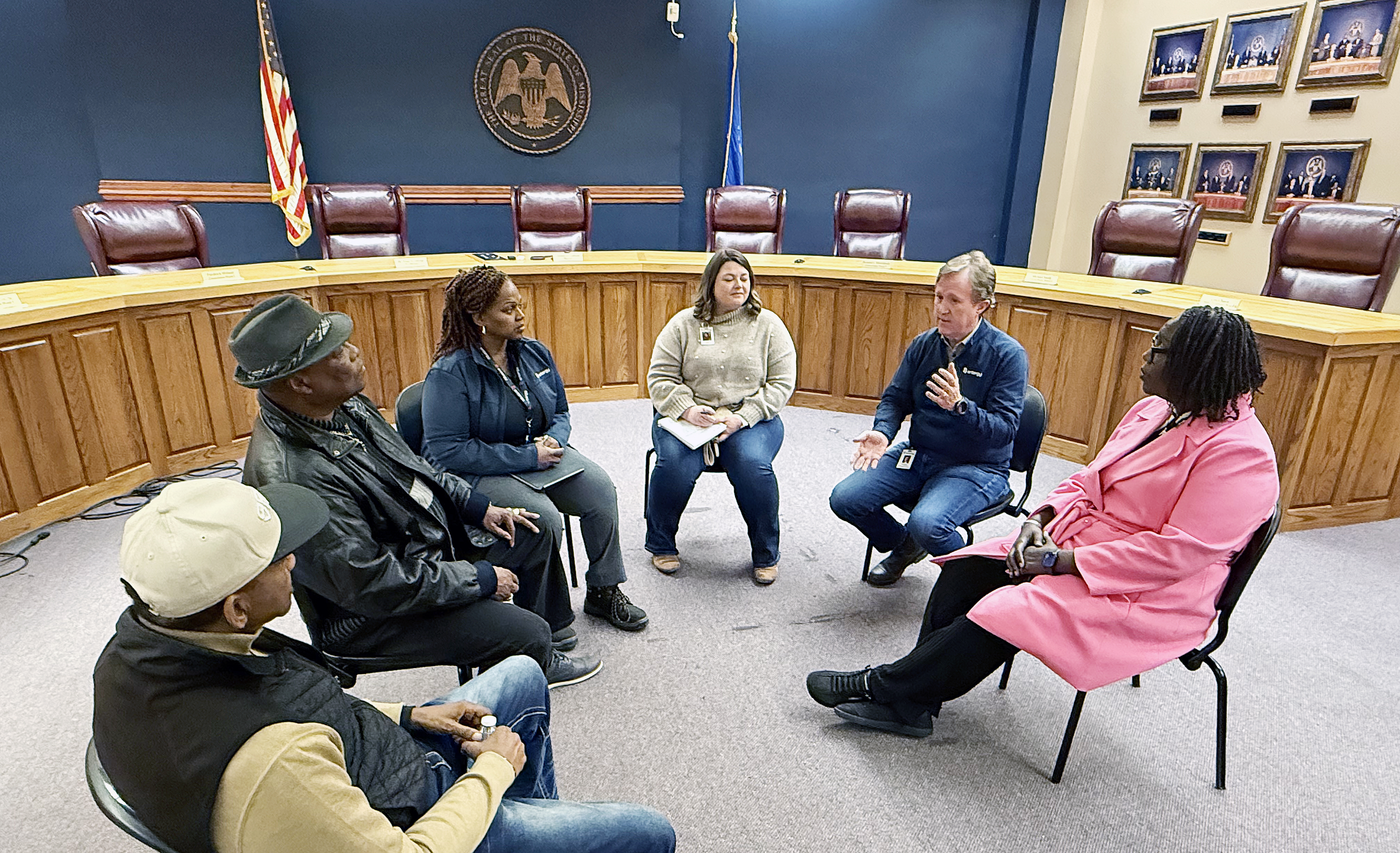 City Officials Meet With Fisackerly