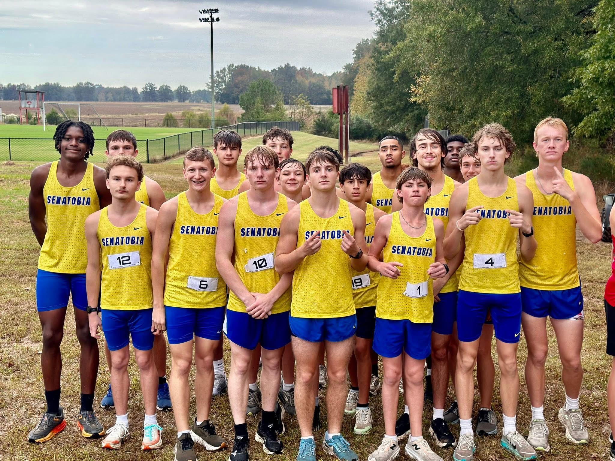The Senatobia Boys Cross Country team includes Max Billingsley, Braden D’Agostino, Steven Wait Foresman, Preston Hill, Eli Kelsay, Coulter King, Michah McClure, Micah Moore, Caleb Pinkston, Brennon Porter, Devin Roberts, Tyce Sawyer, Wyatt Sims, Watts Skinner, Sawyer Sitzes, Jon Arthur Spencer, Matt Thompson, KeaganUnderwood, Jacob Waller, Chip Walley, Tyler Webb, Ian Williams, Slayton Woodard and Javian Wooten.G