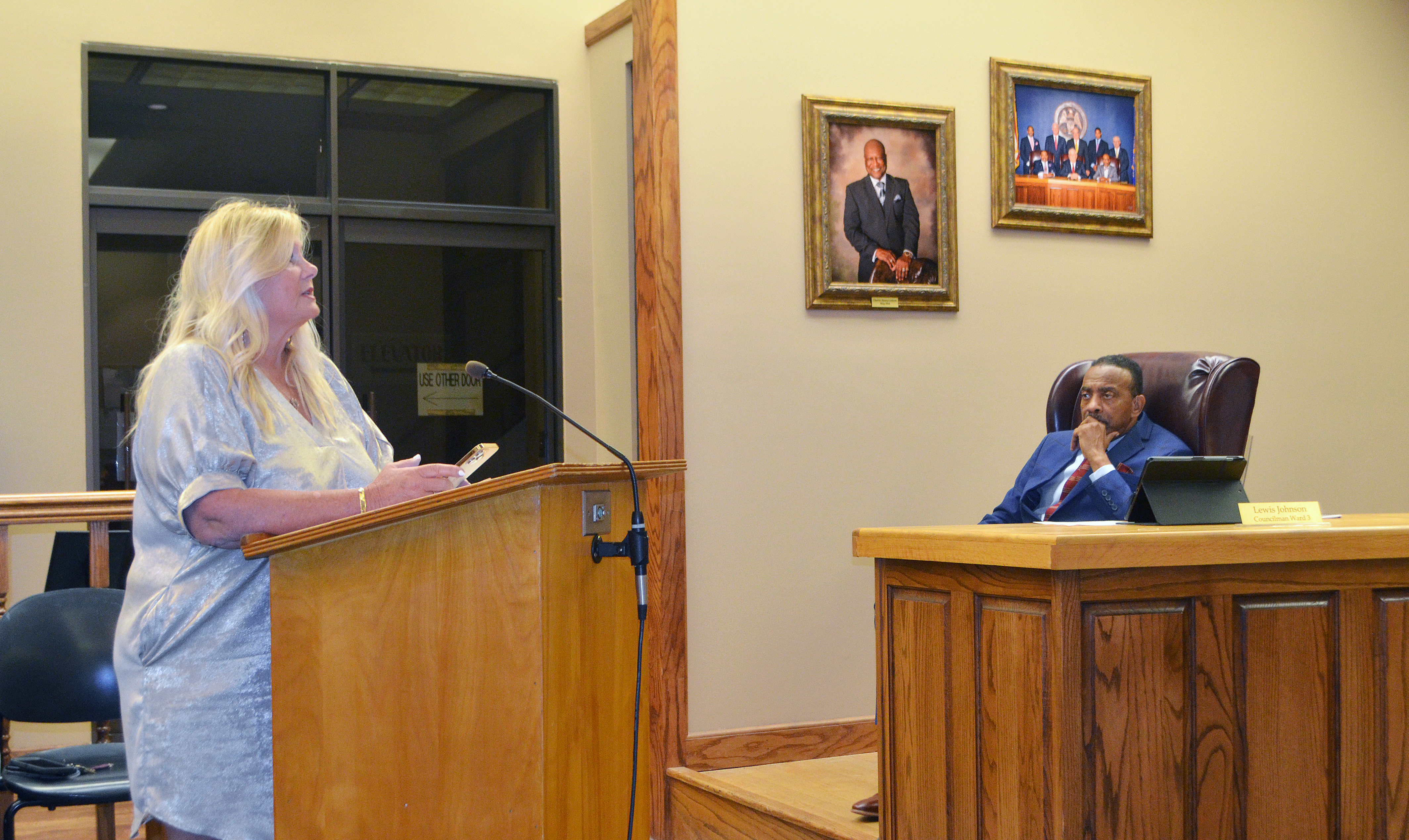 Stacey Hobgood-Wilkes Addresses Council