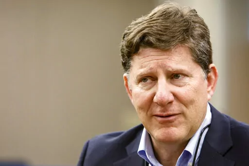 Tennessee Valley Authority President Jeff Lyash speaks with the Chattanooga Times Free Press from the TVA Chattanooga Office Complex in Chattanooga, Tenn., April 23, 2019. On Tuesday, Jan. 10, 2023, TVA, the nation's largest public utility, signed a decision to build a new natural gas plant, despite concerns from the Environmental Protection Agency that its analysis of alternatives is faulty and that the project is at odds with President Joe Biden's clean energy goals. (C.B. Schmelter/Chattanoog