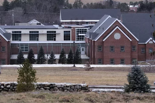 The Sununu Youth Services Center in Manchester, N.H., stands among trees, Jan. 28, 2020. A New Hampshire jury awarded $38 million to the man who blew the lid off abuse allegations at the state's youth detention center Friday, May 3, 2024, in a landmark case finding the state's negligence allowed him to be beaten, raped and held in solitary confinement as a teen. (AP Photo/Charles Krupa, File)