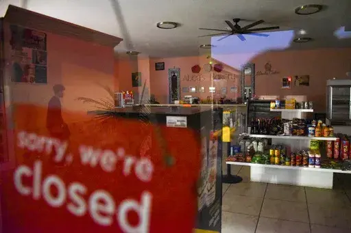 The inside of Abby's Bakery in Los Fresnos, Texas, is seen on Feb. 24, 2025, days after the owners were arrested and accused of harboring unauthorized workers. (AP Photo/Valerie Gonzalez)