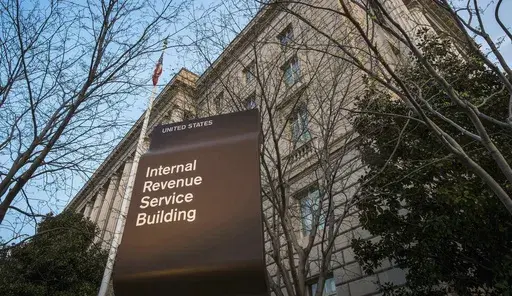 This April 13, 2014, file photo shows the Internal Revenue Service (IRS) headquarters building in Washington. (AP Photo/J. David Ake, File)