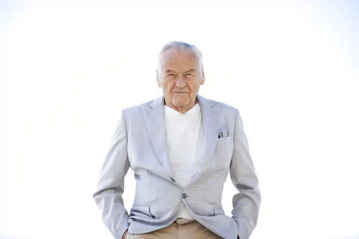 Polish filmmaker Jerzy Skolimowski poses for a portrait in Santa Monica, Calif. on Dec. 3, 2022, to promote his film "EO.". (Photo by Rebecca Cabage/Invision/AP)