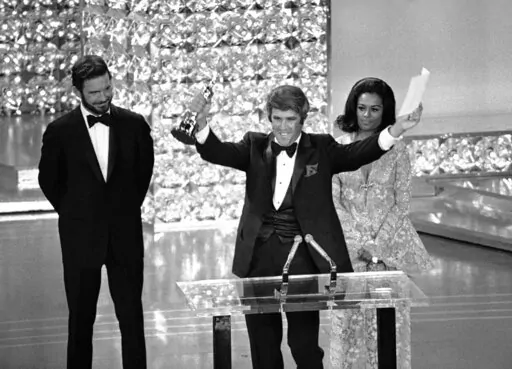 Composer Burt Bacharach accepts the Oscar for Best Original Score for "Butch Cassidy and the Sundance Kid" at the Academy Awards in Los Angeles on April 7, 1970. Bacharach died of natural causes Wednesday, Feb. 8, 2023, at home in Los Angeles, publicist Tina Brausam said Thursday. He was 94. (AP Photo, File)
