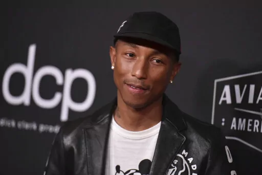 Pharrell Williams appears at the 23rd annual Hollywood Film Awards in Beverly Hills, Calif., on Nov. 3, 2019. Louis Vuitton has named Pharrell Williams creative director of its menswear division. He replaces the late Virgil Abloh. (Photo by Richard Shotwell/Invision/AP, File)