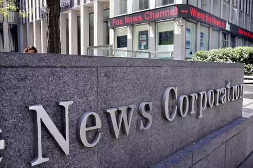 The News Corporation headquarters building appears in New York on Aug. 1, 2017. Former President Donald Trump has taken some hits in the aftermath of the midterm elections, but the unkindest cuts may have come from a source that was once among his biggest backers — the media empire of magnate Rupert Murdoch. (AP Photo/Richard Drew, File)