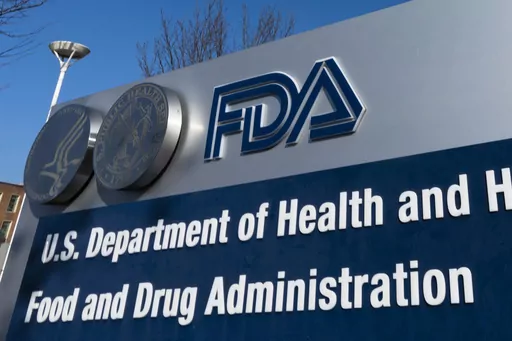 A sign for the Food and Drug Administration is displayed outside their offices in Silver Spring, Md., on Dec. 10, 2020. According to research published Sunday, April 7, 2024, in the Journal of the American Medical Association, most cancer drugs granted accelerated approval by the FDA, meant to give patients early access to promising drugs, do not demonstrate such benefits within five years. (AP Photo/Manuel Balce Ceneta, File)