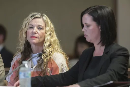 Lori Vallow Daybell glances at the camera during her hearing in Rexburg, Idaho., on March 6, 2020. The investigation started roughly 29 months ago with two missing children. It soon grew to encompass five states, four suspected murders and claims of an unusual, doomsday-focused religious beliefs involving "dark spirits" and "zombies." On Monday, April 10, 2023, an Idaho jury will begin the difficult task of deciding the veracity of those claims and others in the triple murder trial of Lori Vallo