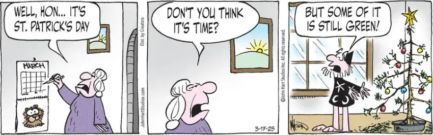 Wizard of Id for Mar 17, 2025