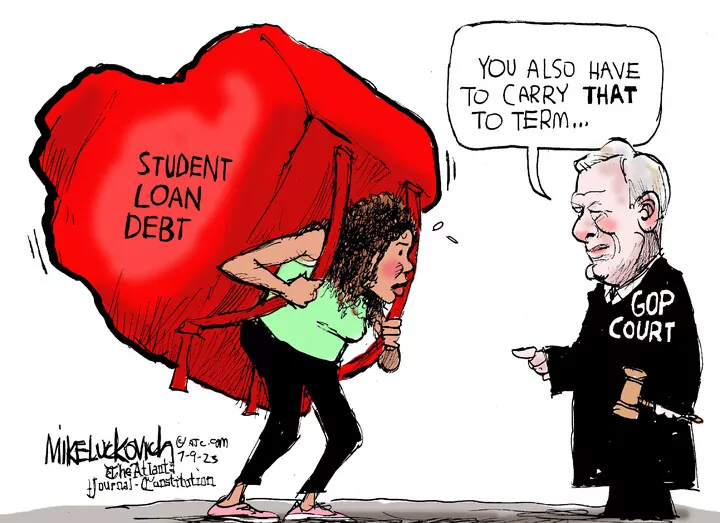 Mike Luckovich for Jul 09, 2023