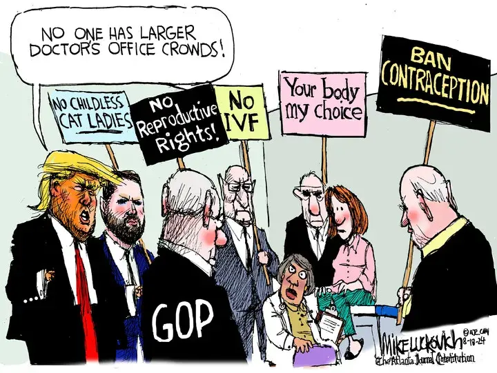 Mike Luckovich for Aug 18, 2024