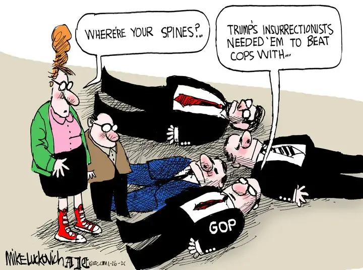 Mike Luckovich for Jan 26, 2025