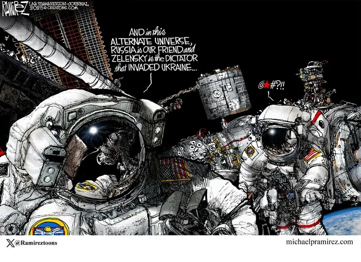Michael Ramirez for Feb 20, 2025
